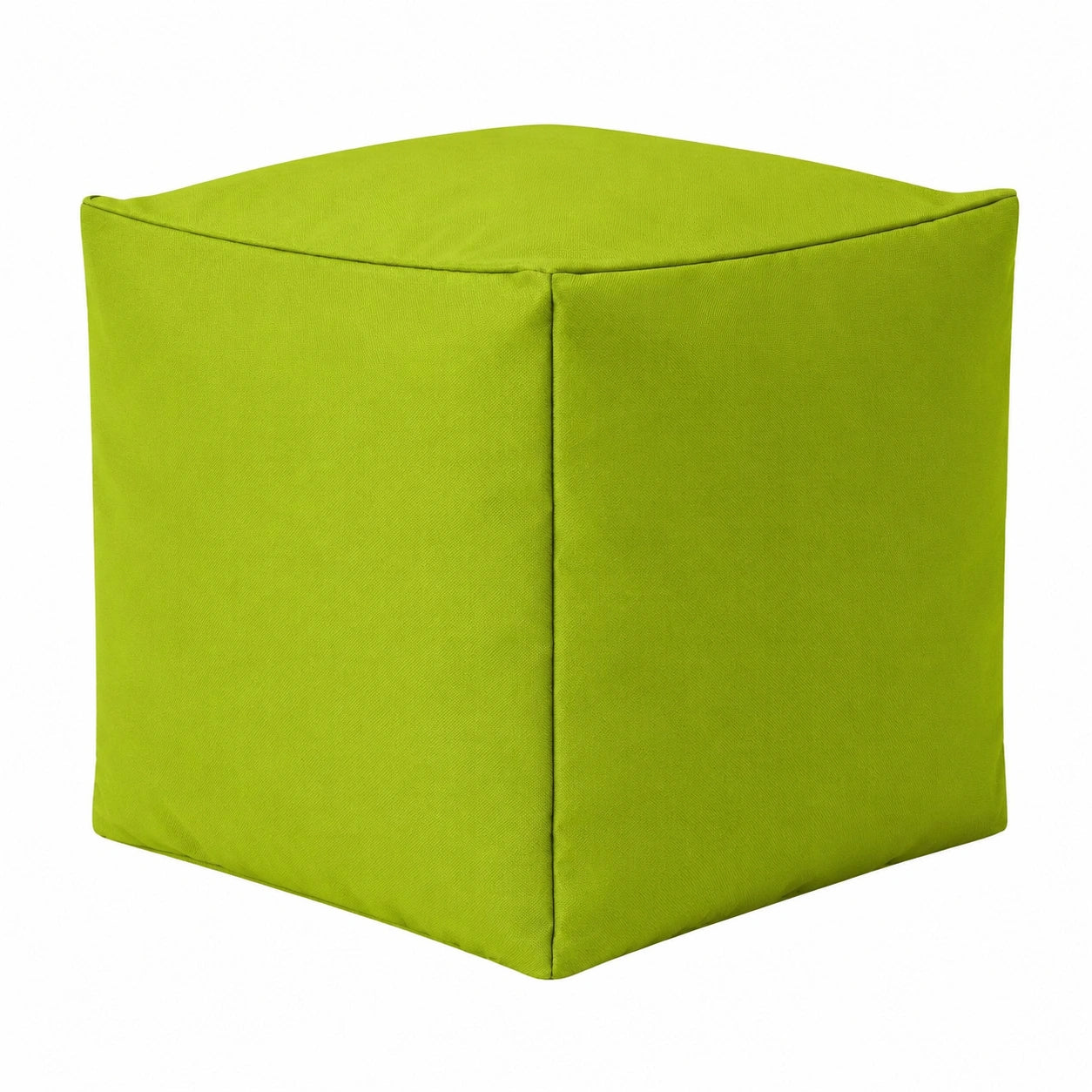 Outdoor Pouf-Hocker 40x40x40cm, Wasserdicht mit EPS-Perlenfüllung, Vielseitig für Kinder und Erwachsene, Fußablage in Grün