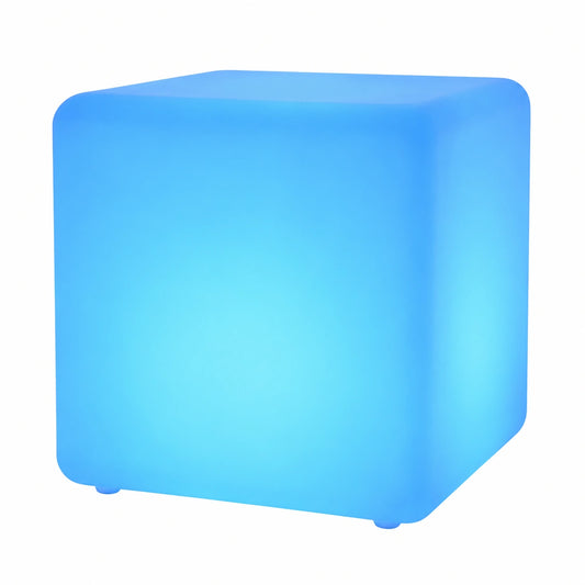 MR.GO LED Leuchtwürfel 30,5 cm, dimmbares Nachtlicht mit Fernbedienung, wasserdicht und wiederaufladbar
