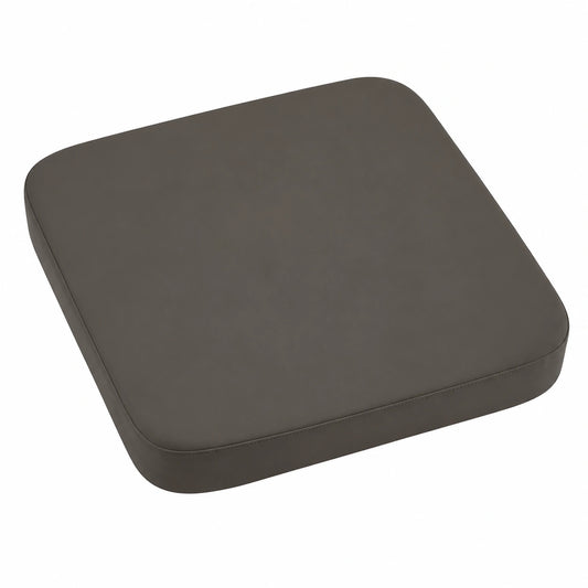 4er-Set Anti-Rutsch Magnetische Barhocker-Kissen, Luxuriöses Wasserdichtes PU-Leder für Café Bistro Metallhocker, Braun