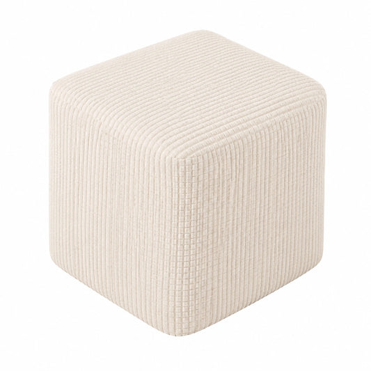 Elastische Jacquard-Husse für rechteckigen Fußhocker, Sofabank, in verschiedenen Größen 40x40/45x45/50x50 cm, Farbe: #2