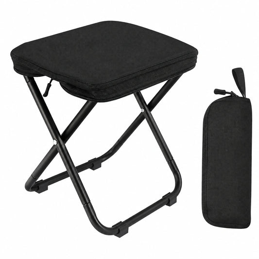Tragbarer Campinghocker mit Tasche, Klappbar für Reisen, Wandern, Angeln und Picknick