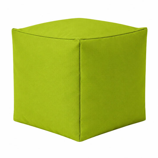 Outdoor Pouf-Hocker 40x40x40cm, Wasserdicht mit EPS-Perlenfüllung, Vielseitig für Kinder und Erwachsene, Fußablage in Grün
