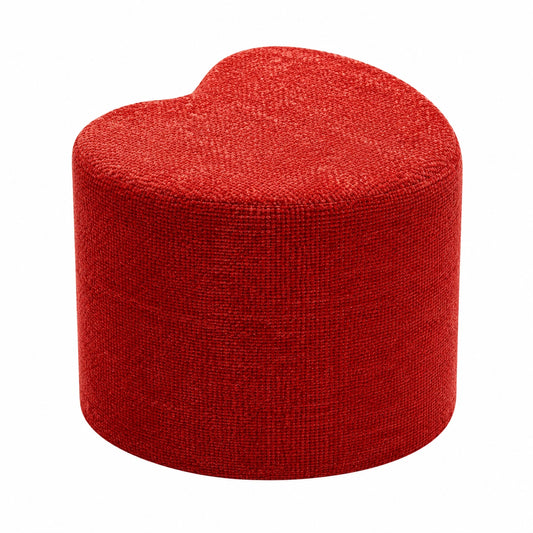 Herzhocker Lovely Rot von KARE Design, Sitzhocker und Ablage für Wohnzimmer und Flur, 36x34x35 cm