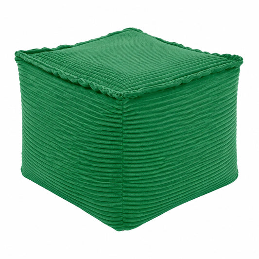 Lumaland Modularer Cord-Sitzsack-Hocker, 140 L – Perfekte Ergänzung zum Sessel, Waschbares Sitzkissen für Wohnzimmer & Schlafzimmer